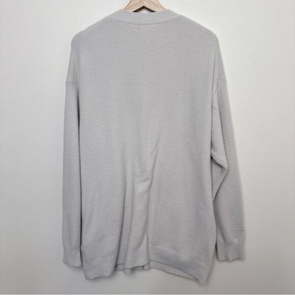 Aritzia Womens Medium Silver Birch Oversized Hush Knit Cardigan - Picture 12 of 12